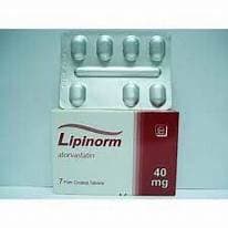 LIPINORM 40 MG 7 TAB