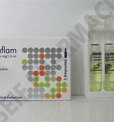 MEDEXAFLAM 3 AMP