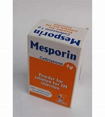 MESPORIN  VIAL IM 1 G 