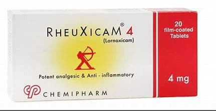 RHEUXICAM 4 MG 20 TAB