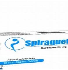 SPIRAQUET 25MG 20T