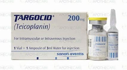 Targocid 200 mg Vial 
