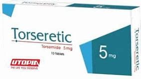 TORSERETIC 30 TABS 5 MG 