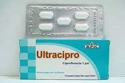 ULTRACIPRO 1 GM 5 TAB