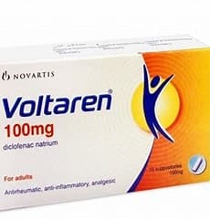 VOLTAREN SUPP 100 MG 