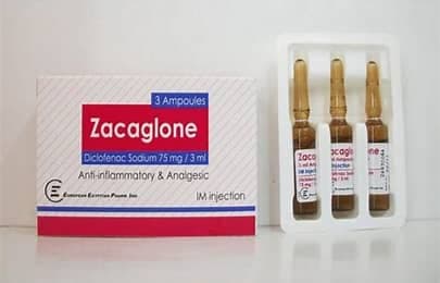ZACAGLONE 75 MG 3 AMP