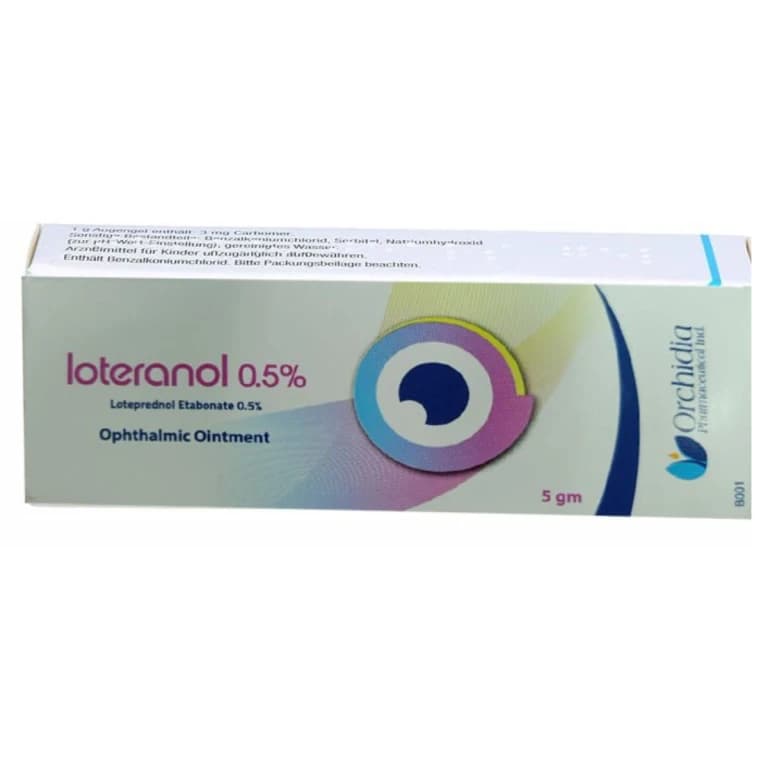 loteranol 5% eye oint