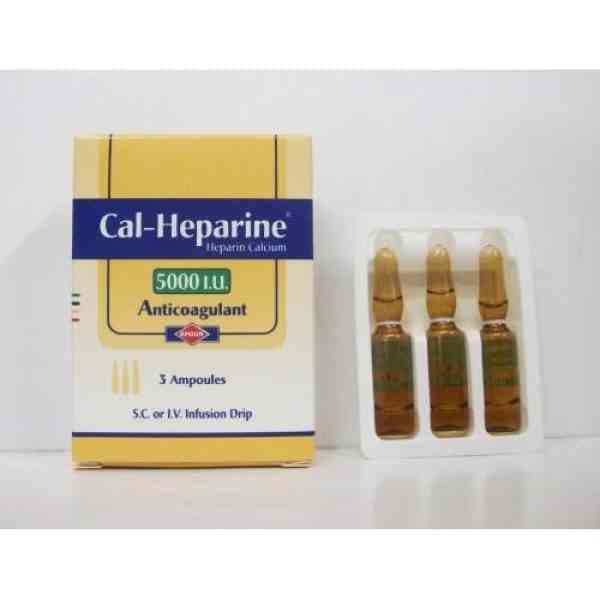 cal heparine 5000 3 Amp