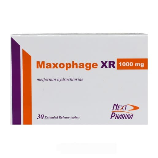 MAXOPHAGE XR 1000 MG 30 TAB
