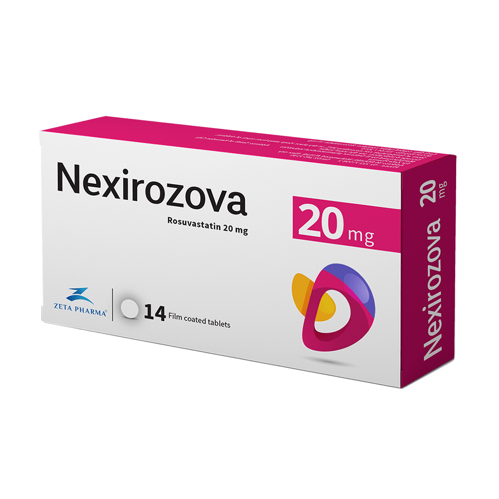 Nexirozova 20 mg 28 Tab