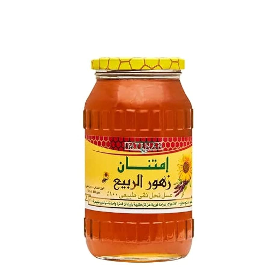 Imtenan Spring Flowers - Pure Bee Honey, 800 gm 