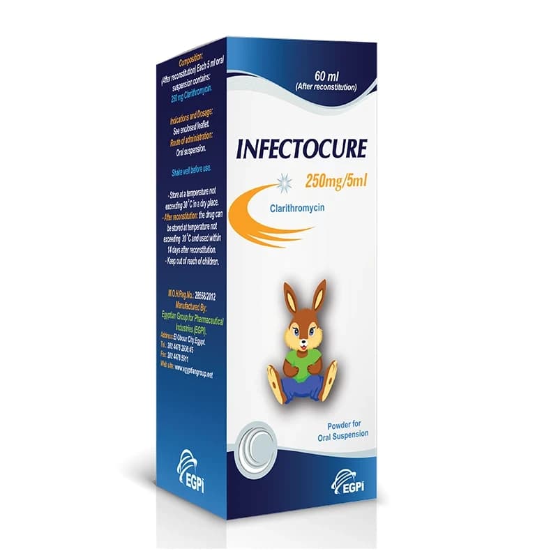 Infectocure 250 mg 60 ml susp