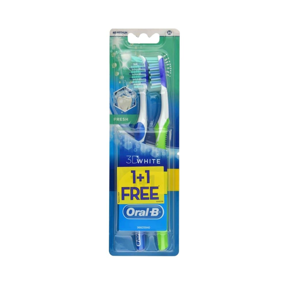oral-B 3D white tooth brush 1+1