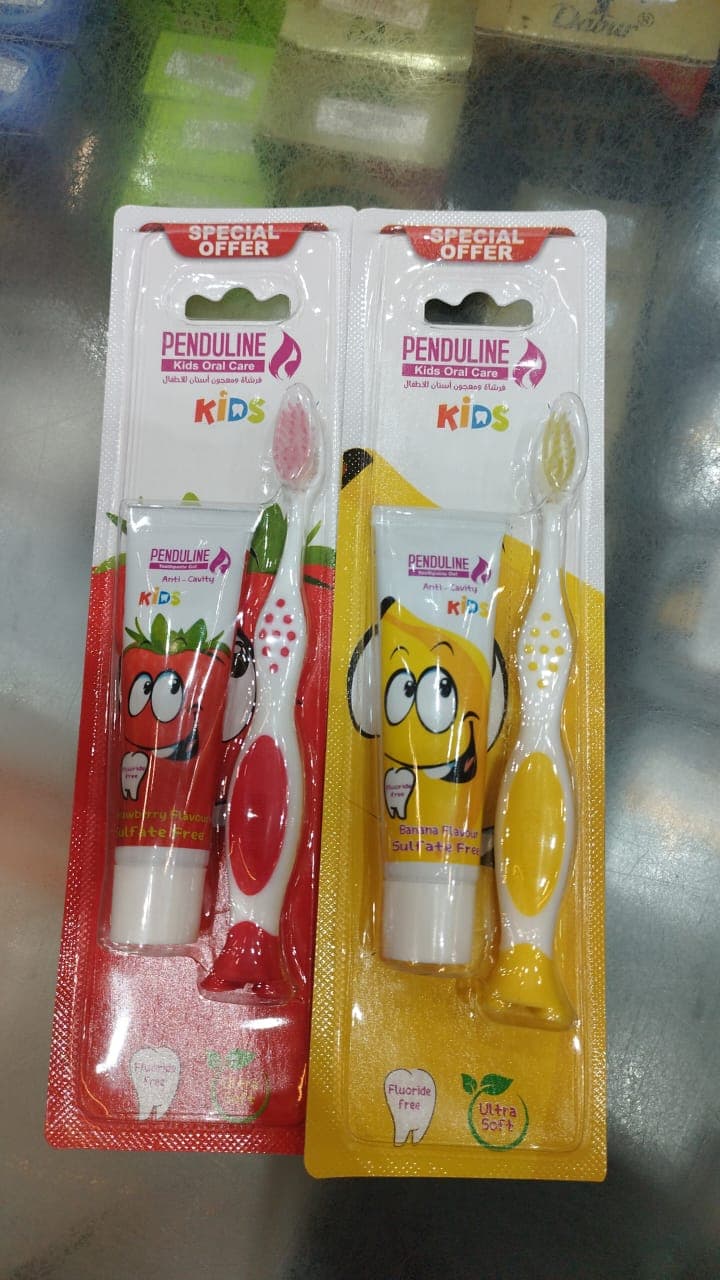 Penduline Kids Toothbrush + Toothpaste