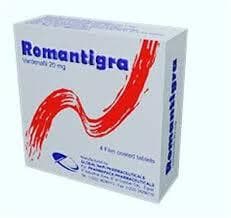 Romantigra 20 mg 4 Tab 