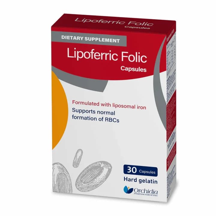 Lipoferric Folic 30 cap