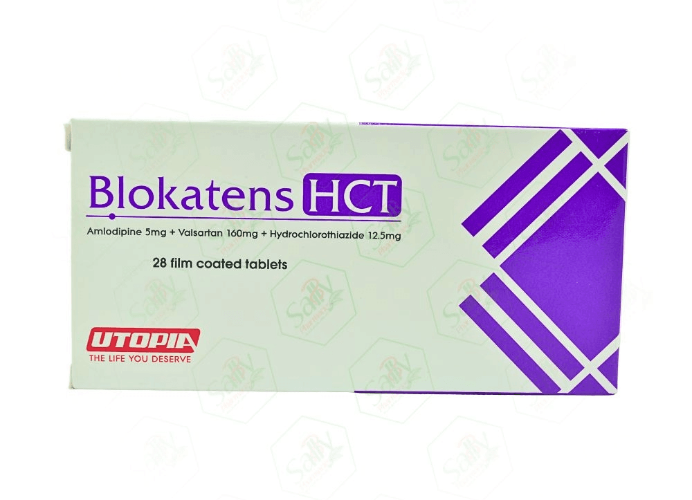 Blokatens HCT 5/160/12.5 mg 28 tab