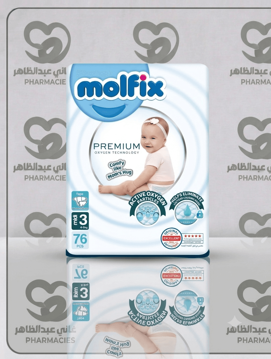 Molfix Premium Oxygen Size 3 76 Pieces