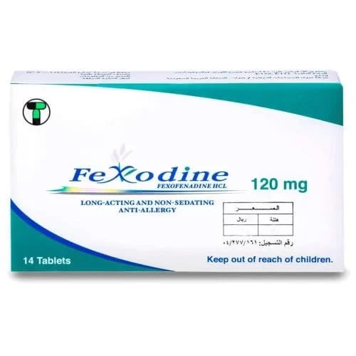 Fexostadine 120 mg 20 tab
