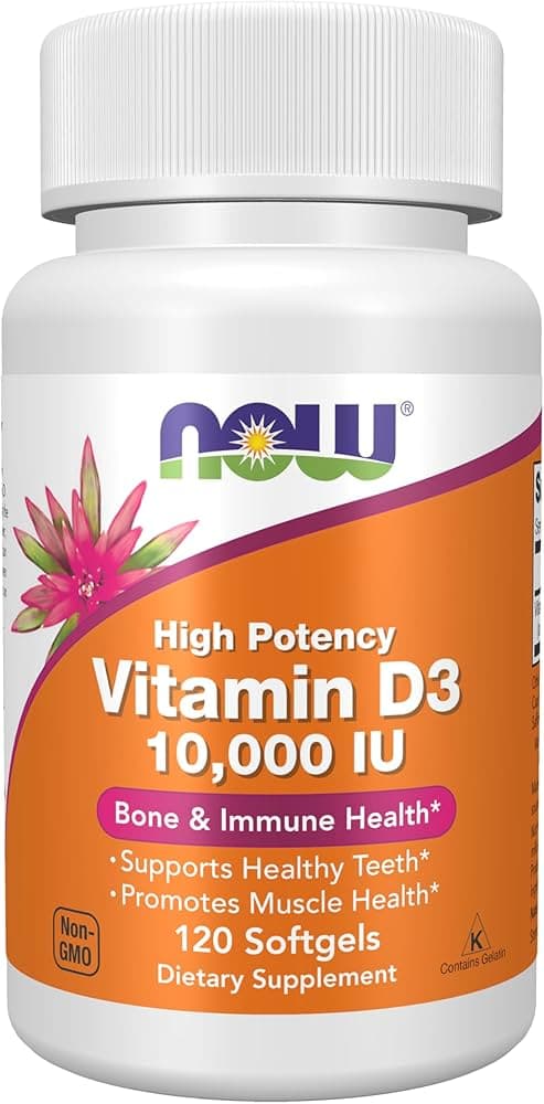 NOW VITAMIN D-3 10000 IU 120 CAP