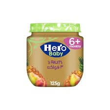 Hero Baby 3 fruits  jar 125 gm