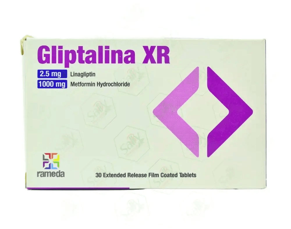 Gliptalina XR 2.5/1000 mg 30 tab
