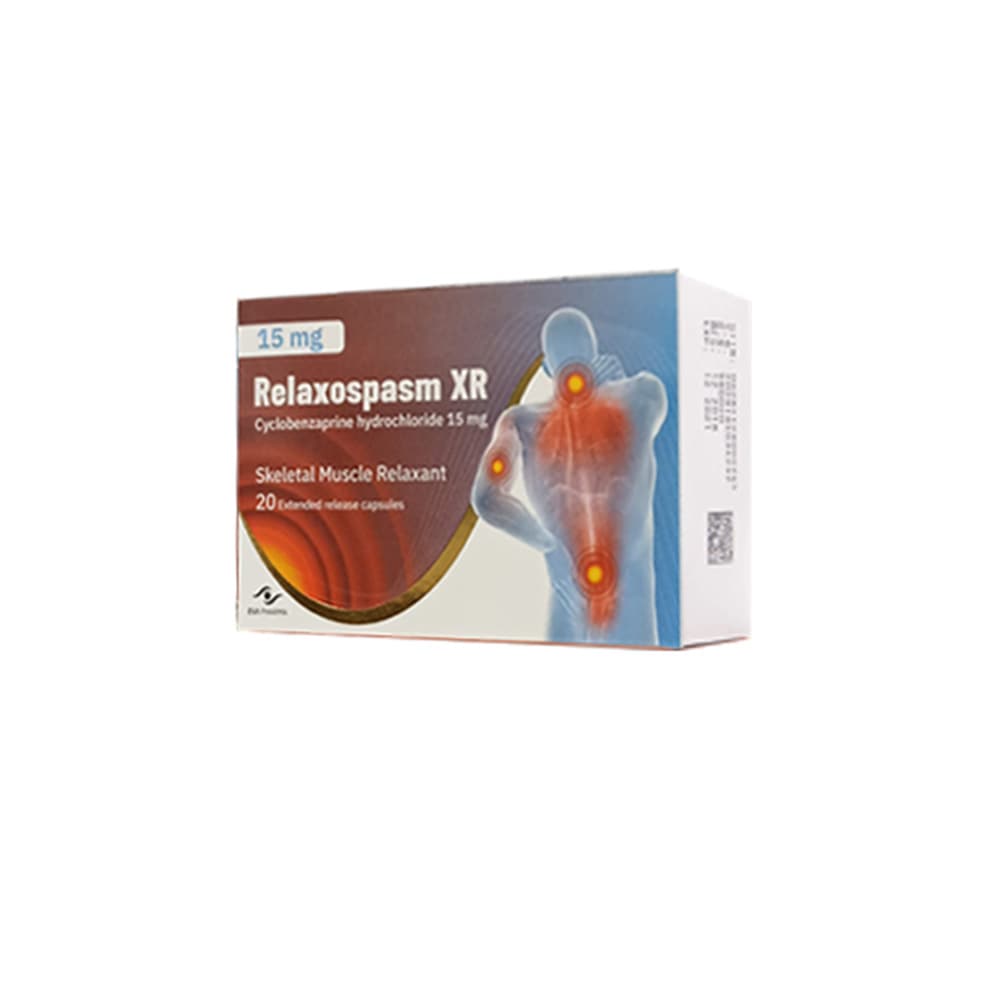 RELAXOSPASM XR 15 MG 20 Cap