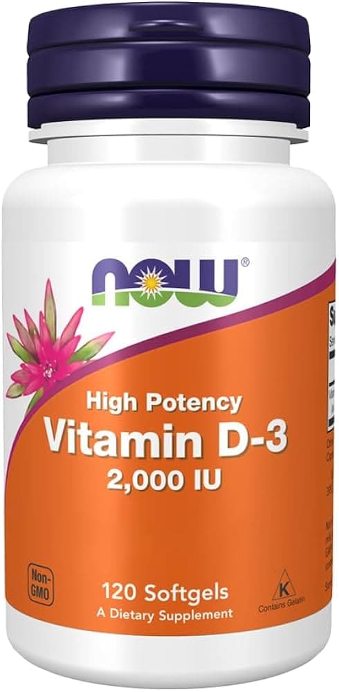 NOW Vitamin D3 2000 IU 120 cap