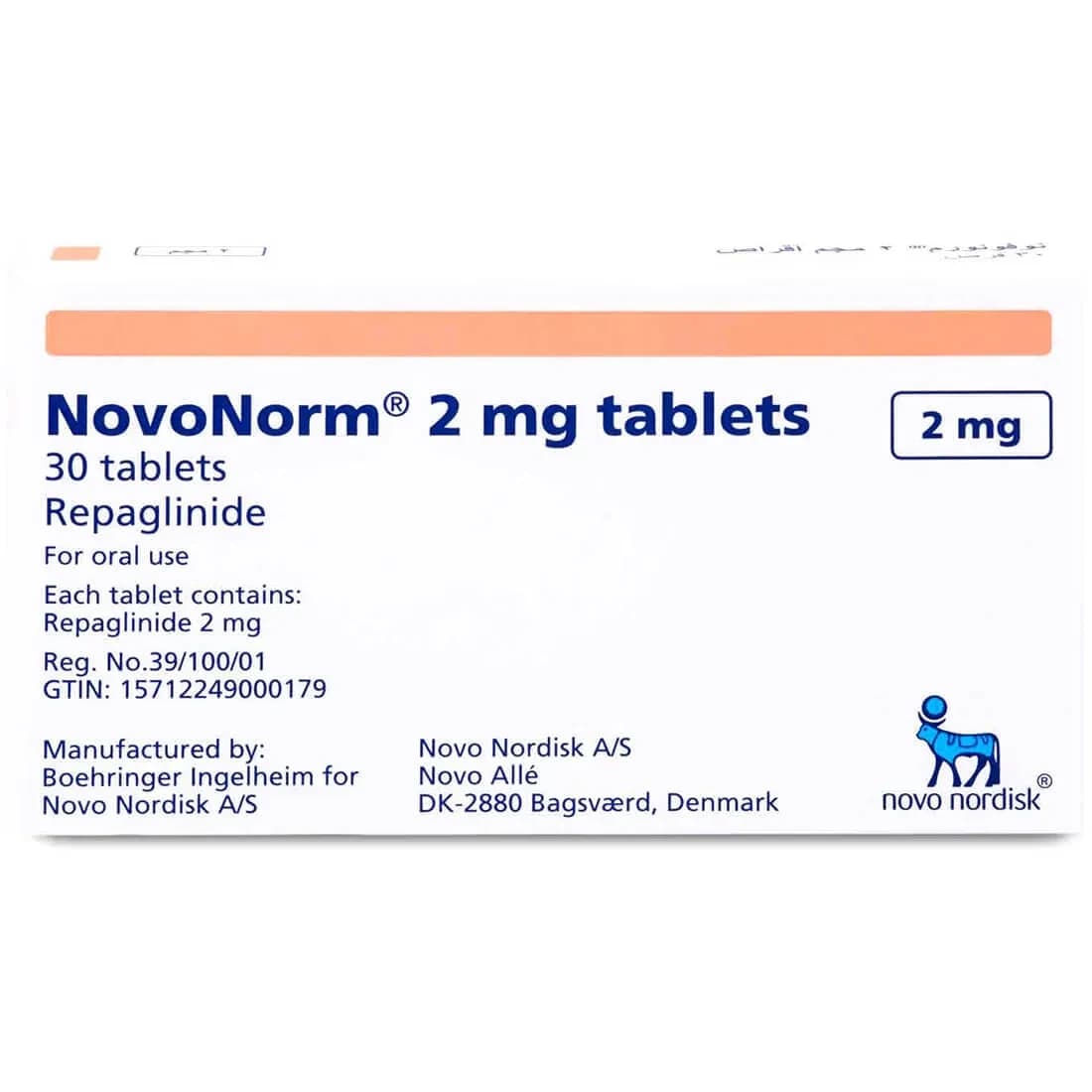 Novonorm 2mg 30 tab