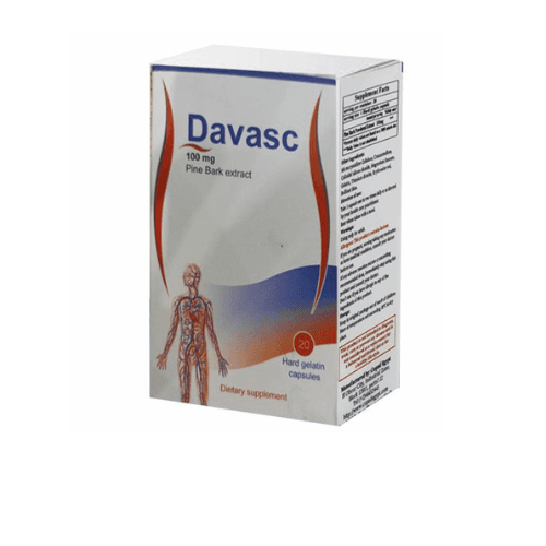 DAVASC 100 MG 20 cap