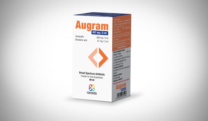 AUGRAM 457MG/5ML SUSP 60 ML