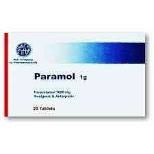 Paramol 1000 mg 20 tab