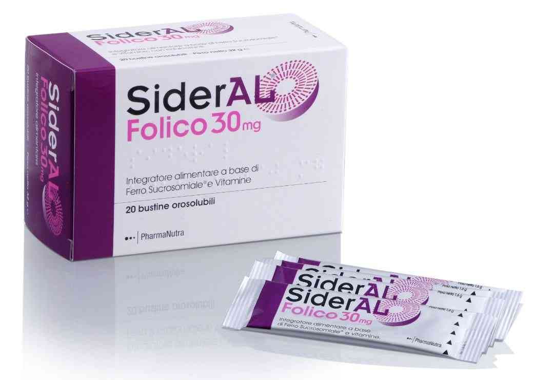 SIDERAL FOLIC 20 SACHET