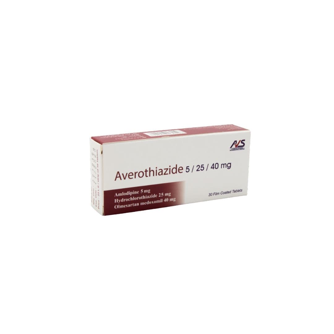 AVEROTHIAZIDE 5/25/40 MG 30 TAB