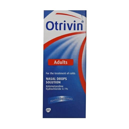 Otrivine 0.1% Adult Nasal Drops 15 ml