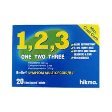 One To Three 20 tablets