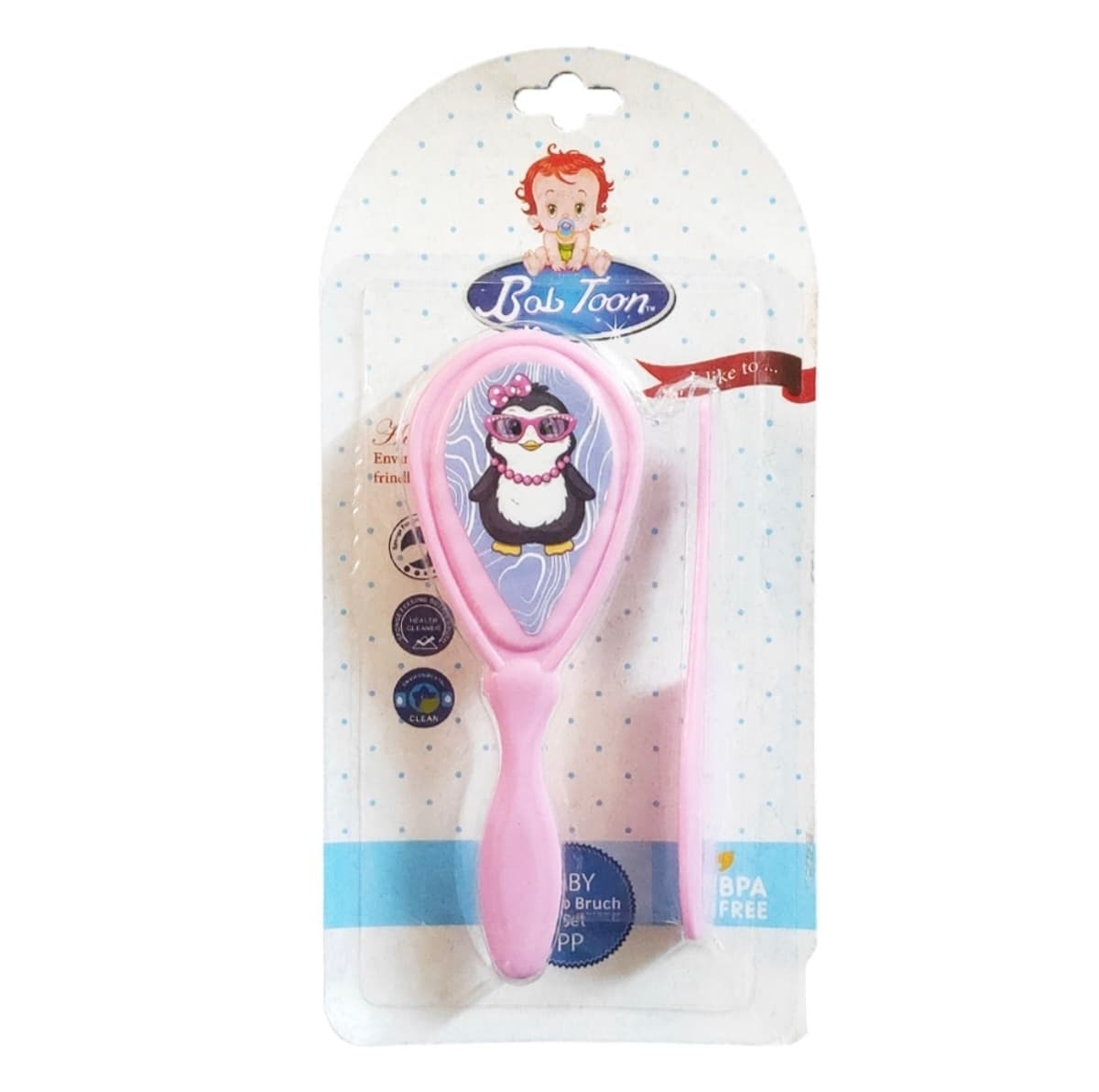 Pop Toon brush and comb
