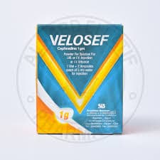 Velosef 1 mg vail