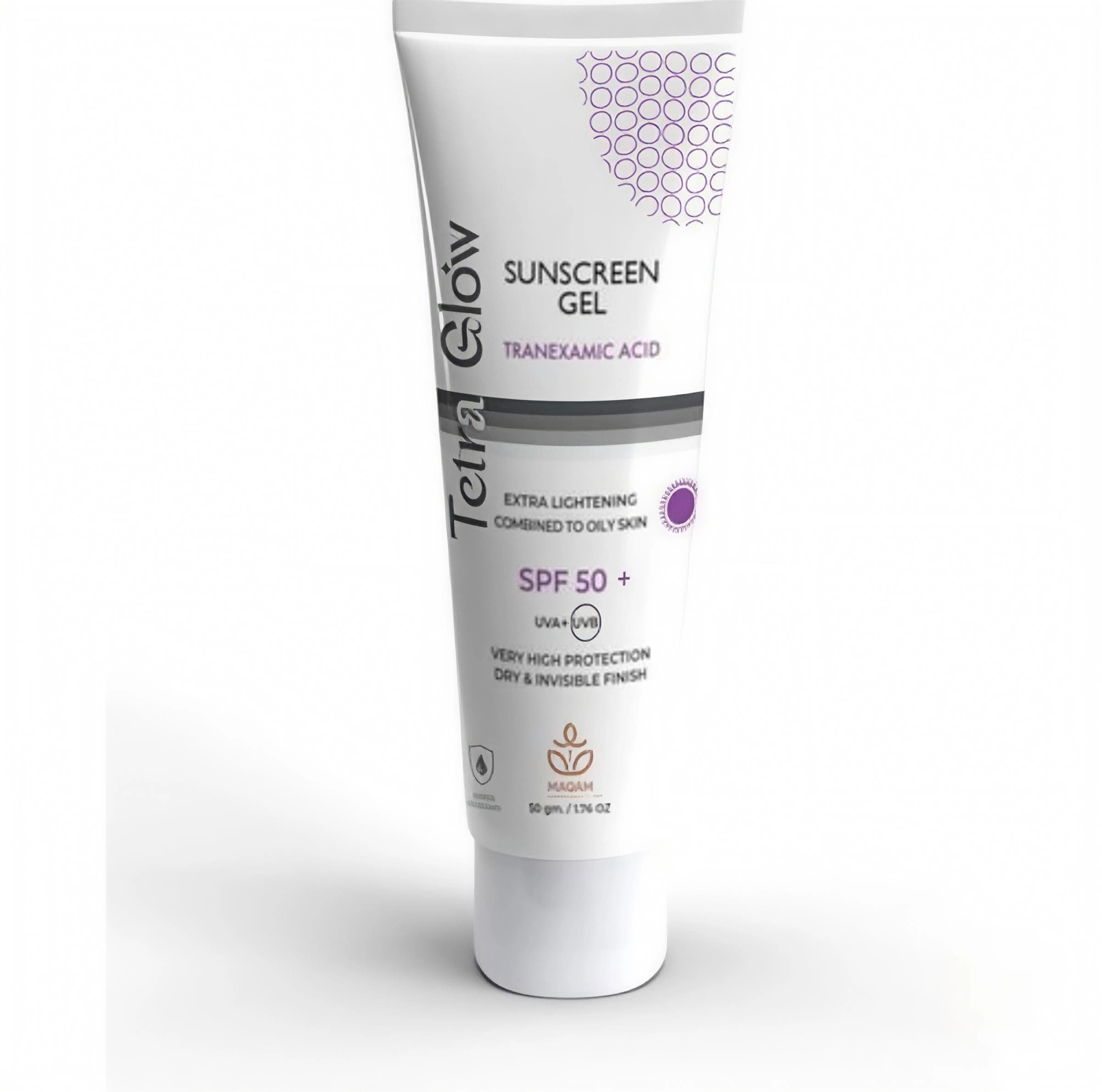 Tettra glow sun screen gel 