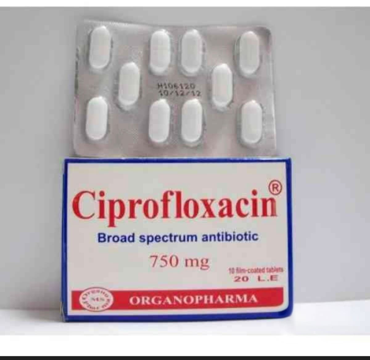 ciprofloxacin 750 mg