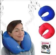 Neck pillow with music