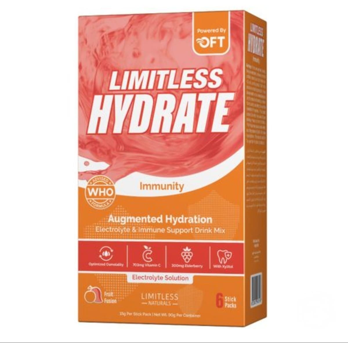 LIMITLESS HYDRATE immunity 6 sachets  