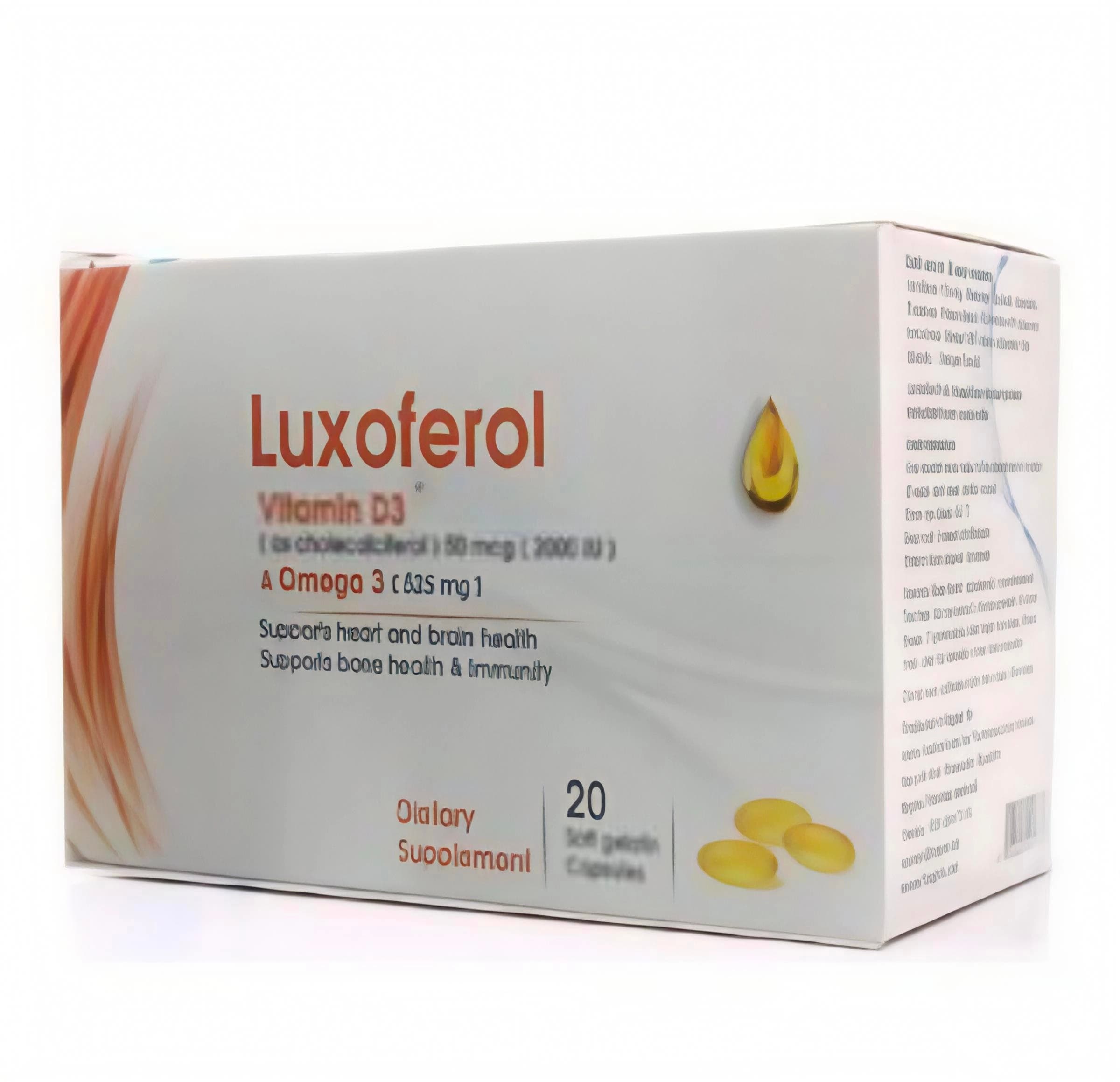 Luxoferol vitamin d3+ omega 3 
