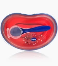Bubbles  Red Spoon Kids Plate