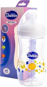 Bubbles Natural White Pacifier 280ml by Hand
