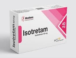 Isotretam 40 mg 20 cap