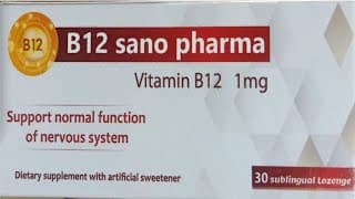 B12 Sano Pharma 30 tab