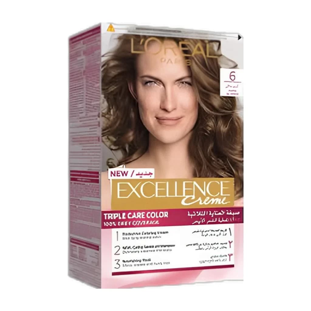 L'Oreal Excellence Hair Color 6 Dark Blonde 15%