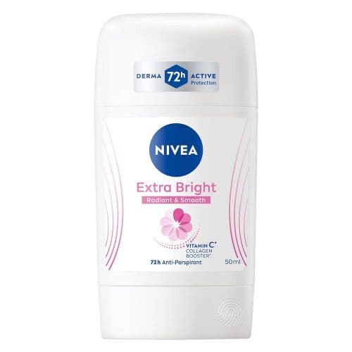 NIVEA Extra Bright Antiperspirant Stick (50ml)