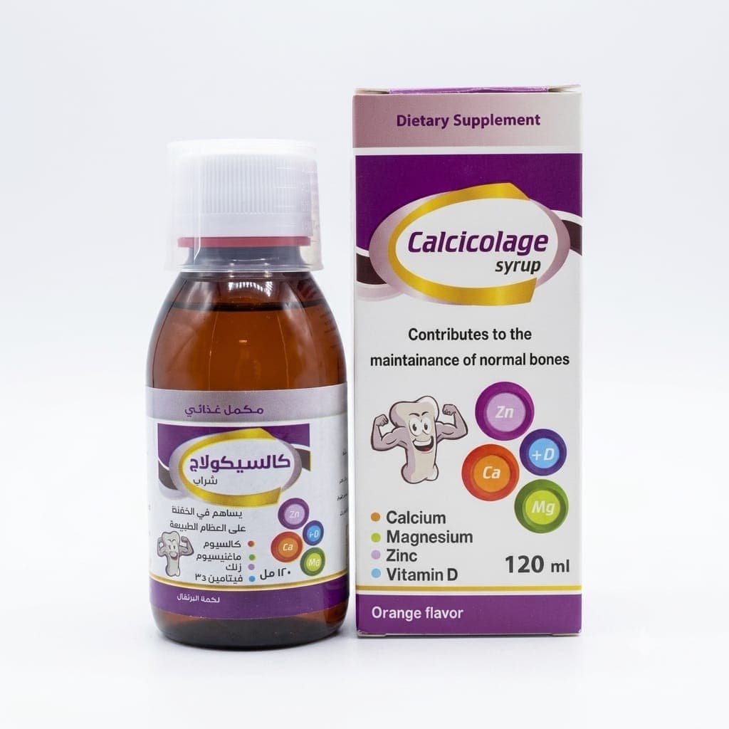 Calcicolage 120 ml syrup 